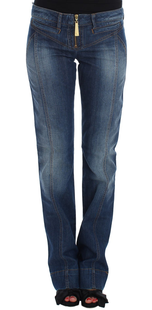  - Chic Boot Cut Blue Wash Denim