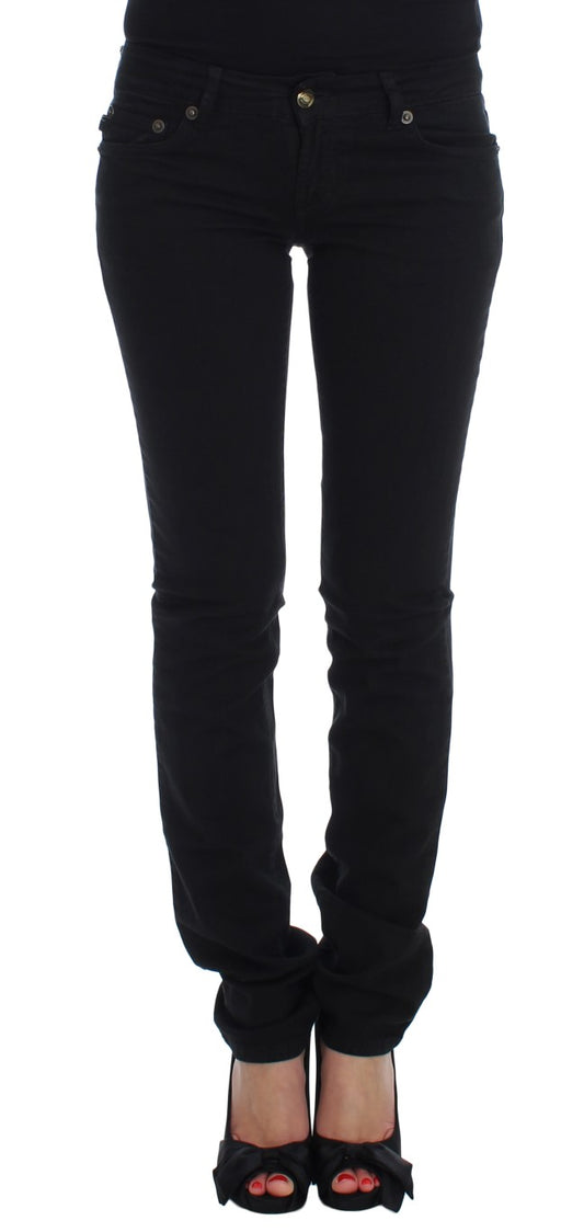  - Chic Slim Skinny Black Jeans