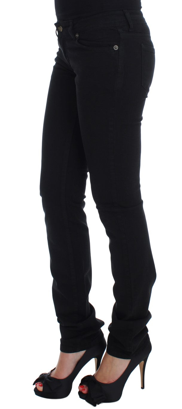  - Chic Slim Skinny Black Jeans