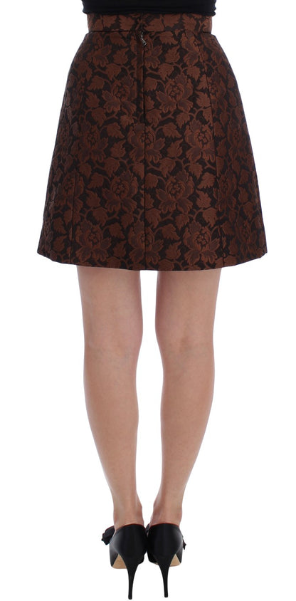  - Elegant Brocade Bubble Skirt