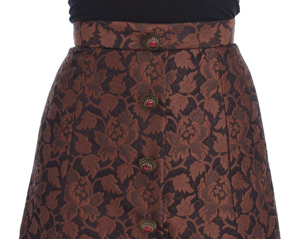  - Elegant Brocade Bubble Skirt