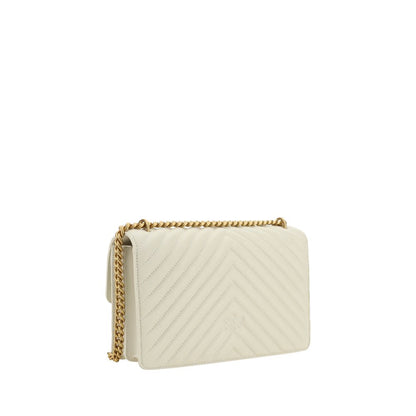 PINKO Love One Classic Leather Shoulder Bag