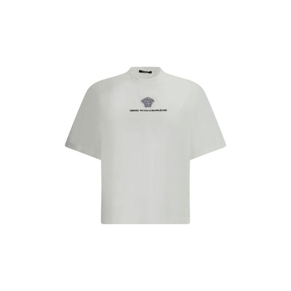 Versace Men's White Cotton T-Shirt