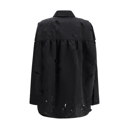 Marni Floral Cut-Out Detail Shirt