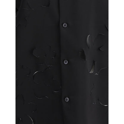 Marni Floral Cut-Out Detail Shirt