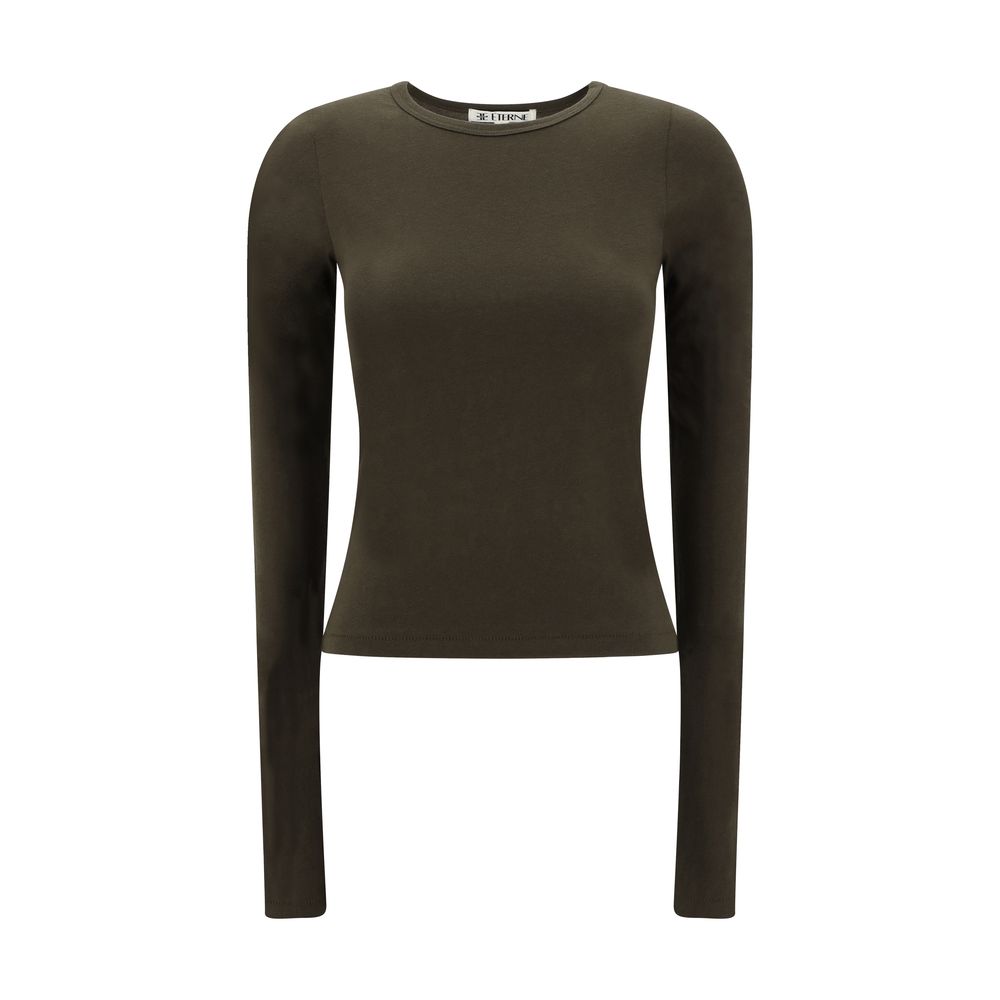 Éterne Brown Long-Sleeve Top