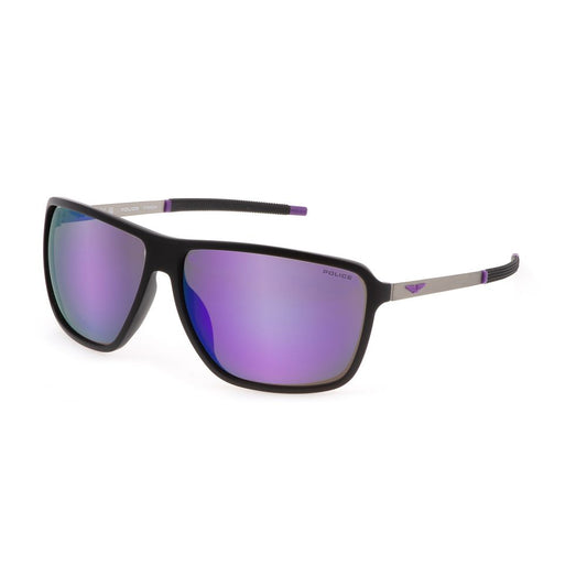 Police Black Plastic Sunglasses - $