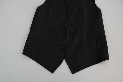 Dolce & Gabbana Men's Black Formal STAFF Dress Waistcoat