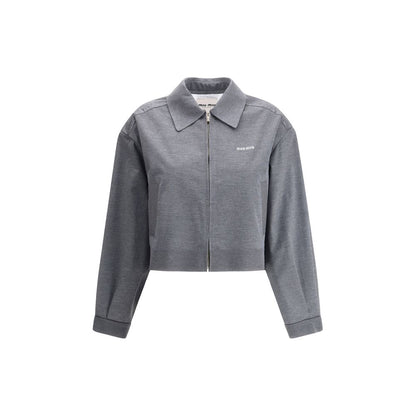 Miu Miu Mélange Zip Jacket