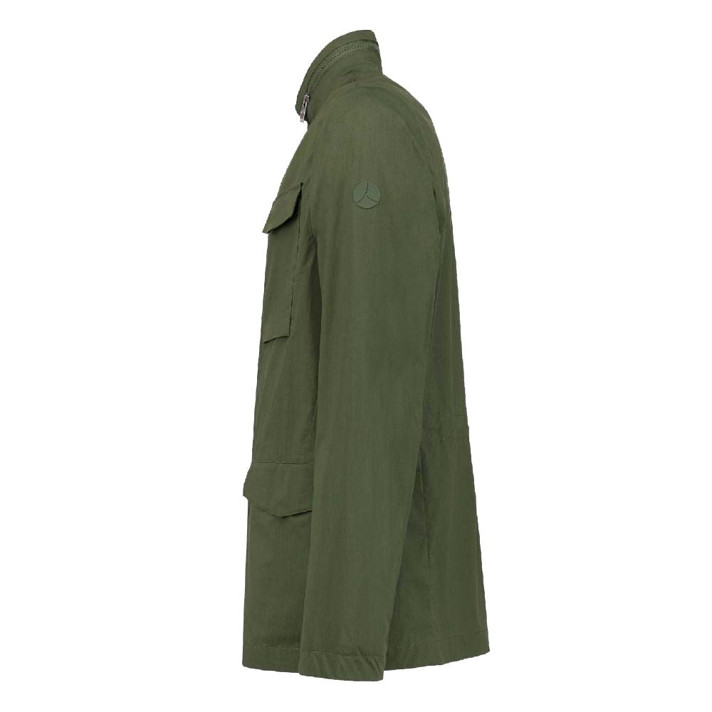 People Of Shibuya Men's Green Cotton Jacket