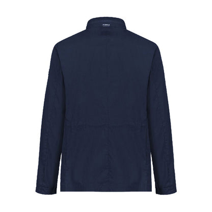 People Of Shibuya Men's Dark Blue Cotton Jacket