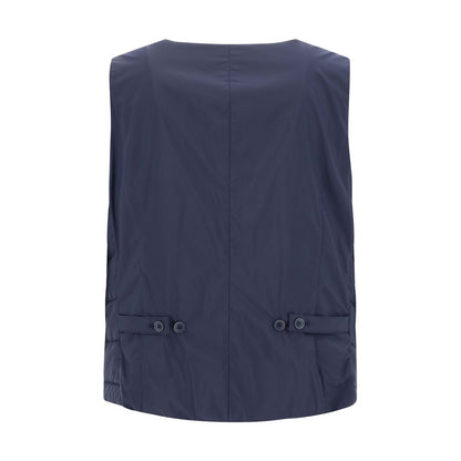 Herno Blue Padded Vest for Men