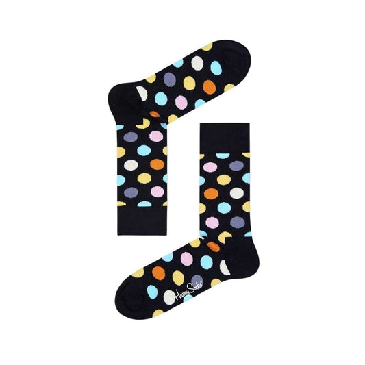 Happy Socks Black & Multicoloured Dot Cotton Socks
