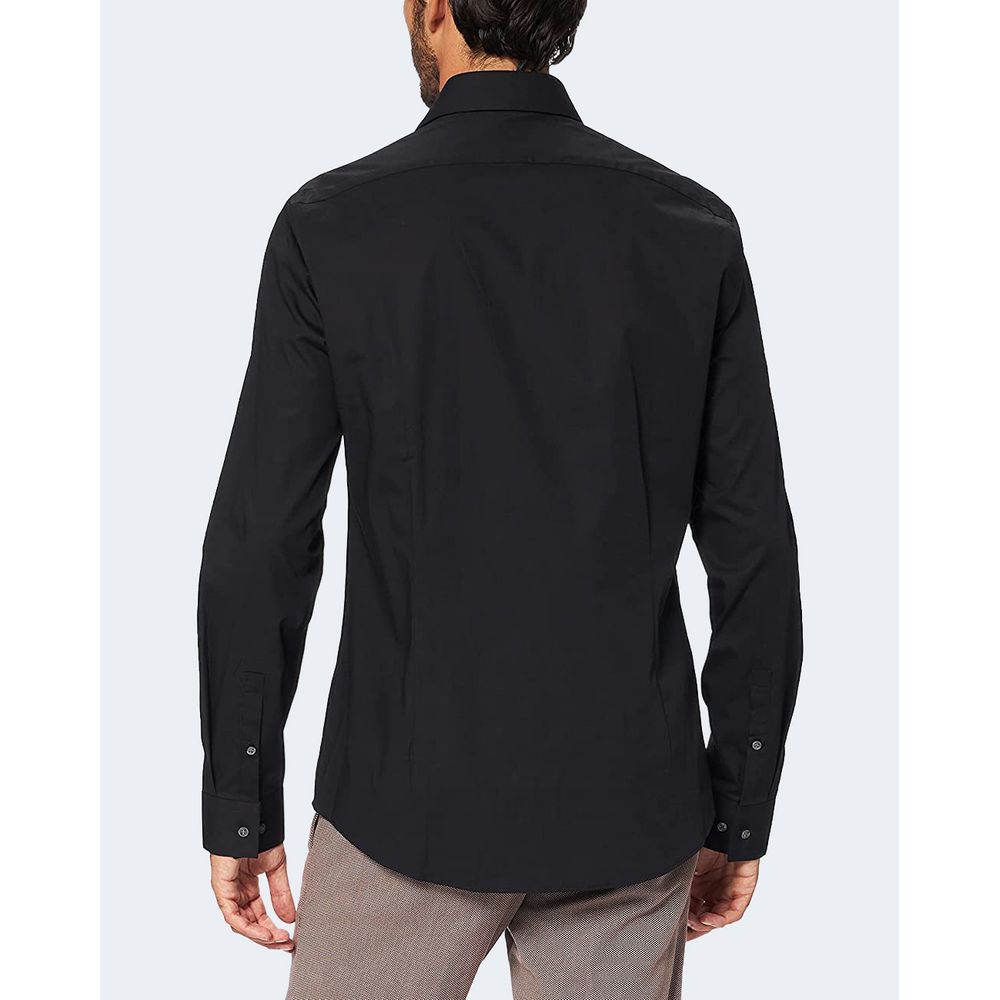 Calvin Klein Black Cotton Long Sleeve Shirt