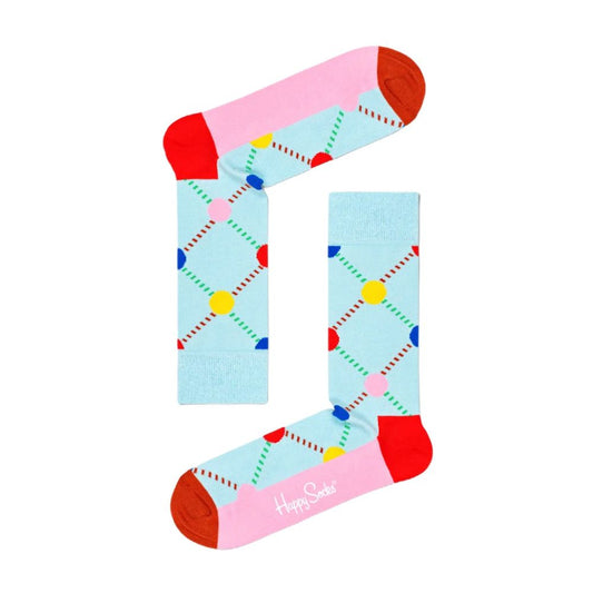 Happy Socks Blue Cotton Tights & Sock for Women