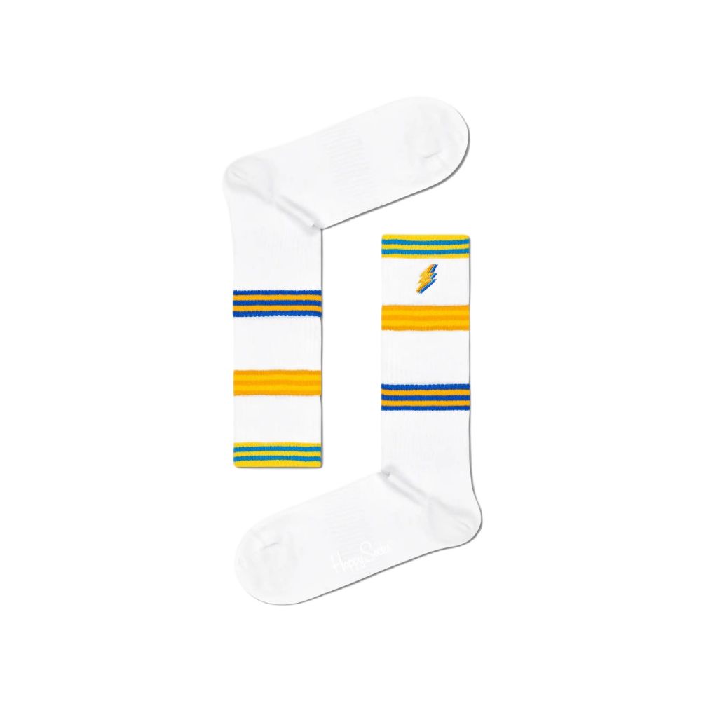 Happy Socks White Cotton Tights & Socks