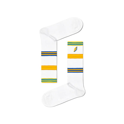 Happy Socks White Cotton Tights & Socks