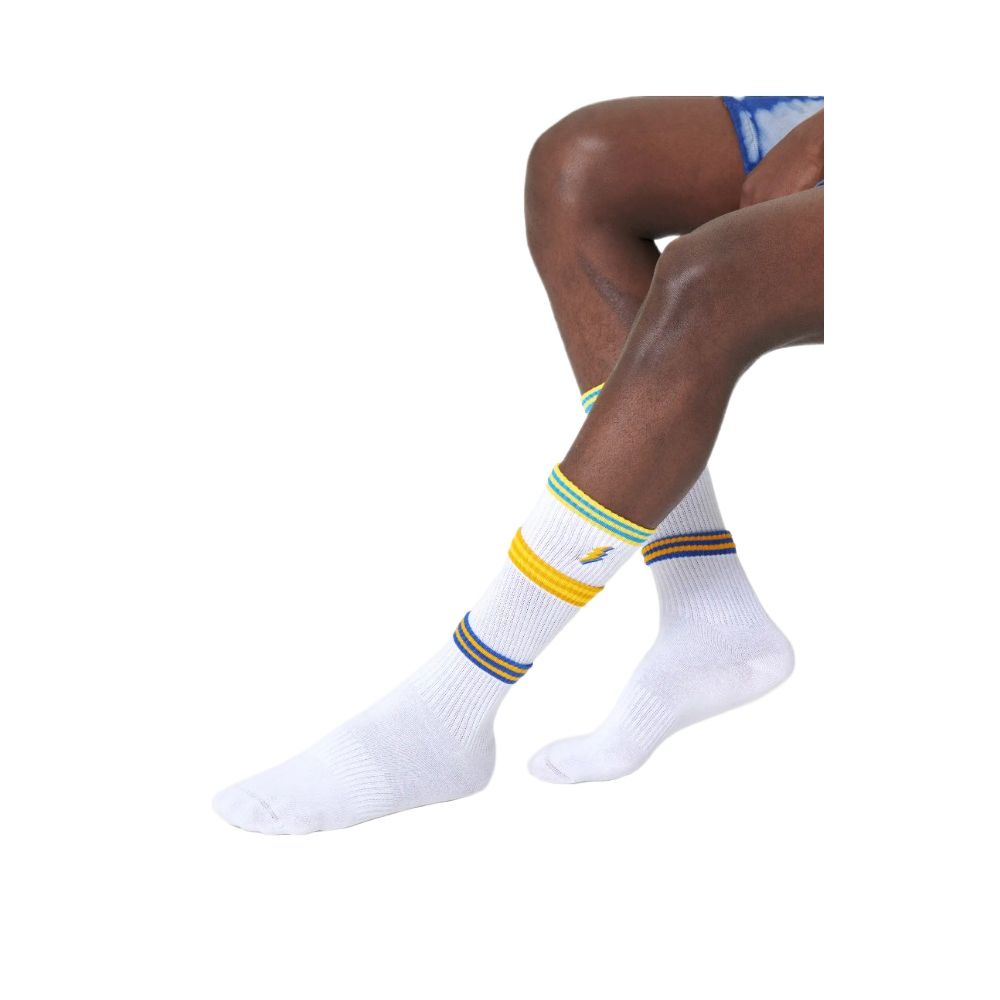 Happy Socks White Cotton Tights & Socks
