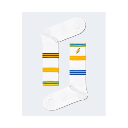 Happy Socks White Cotton Tights & Socks