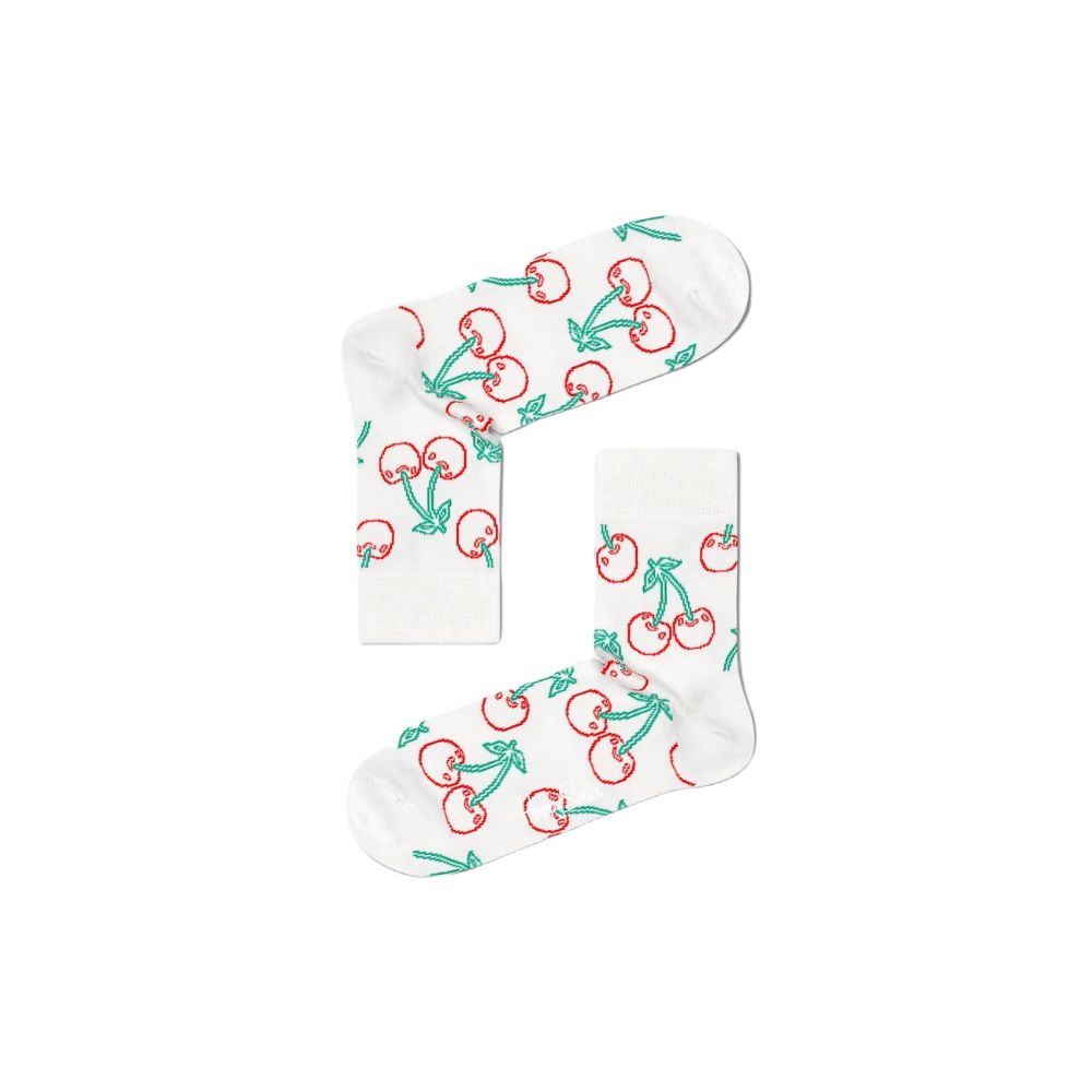 Happy Socks White Cotton Tights & Socks for Women