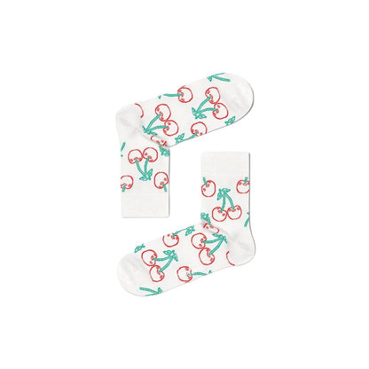 Happy Socks White Cotton Tights & Socks for Women