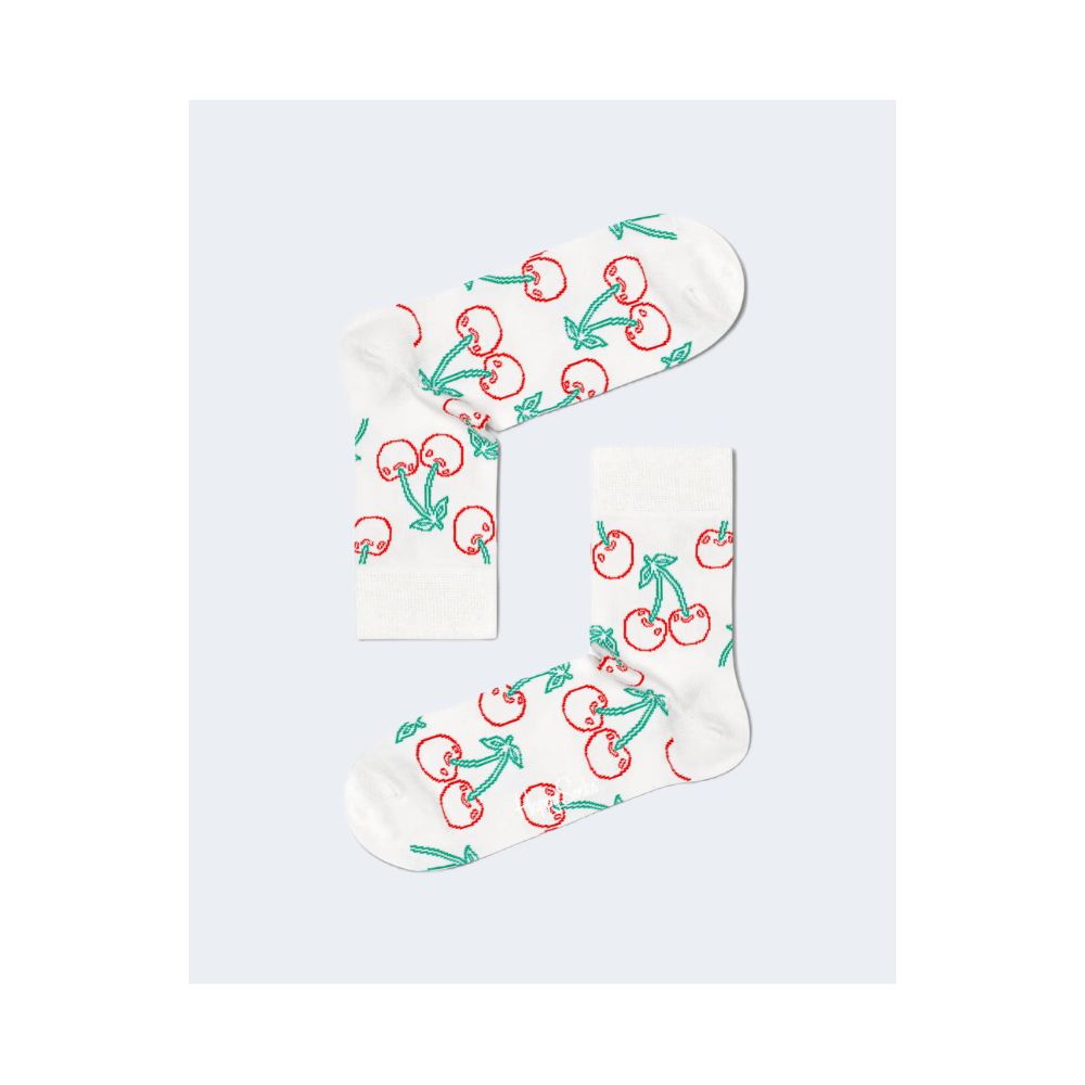 Happy Socks White Cotton Tights & Socks for Women