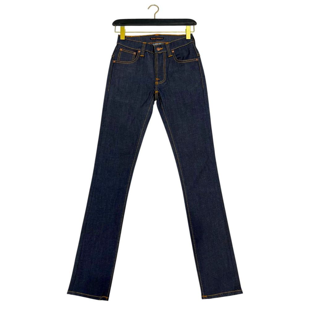 Nudie Jeans Blue Cotton Denim Jeans