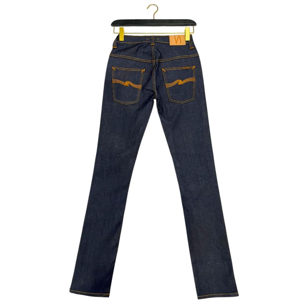 Nudie Jeans Blue Cotton Denim Jeans