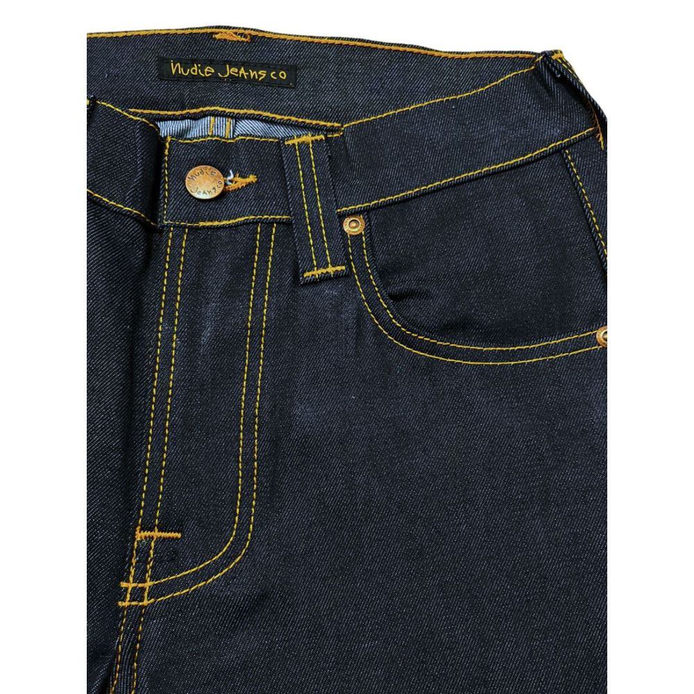 Nudie Jeans Blue Cotton Denim Jeans