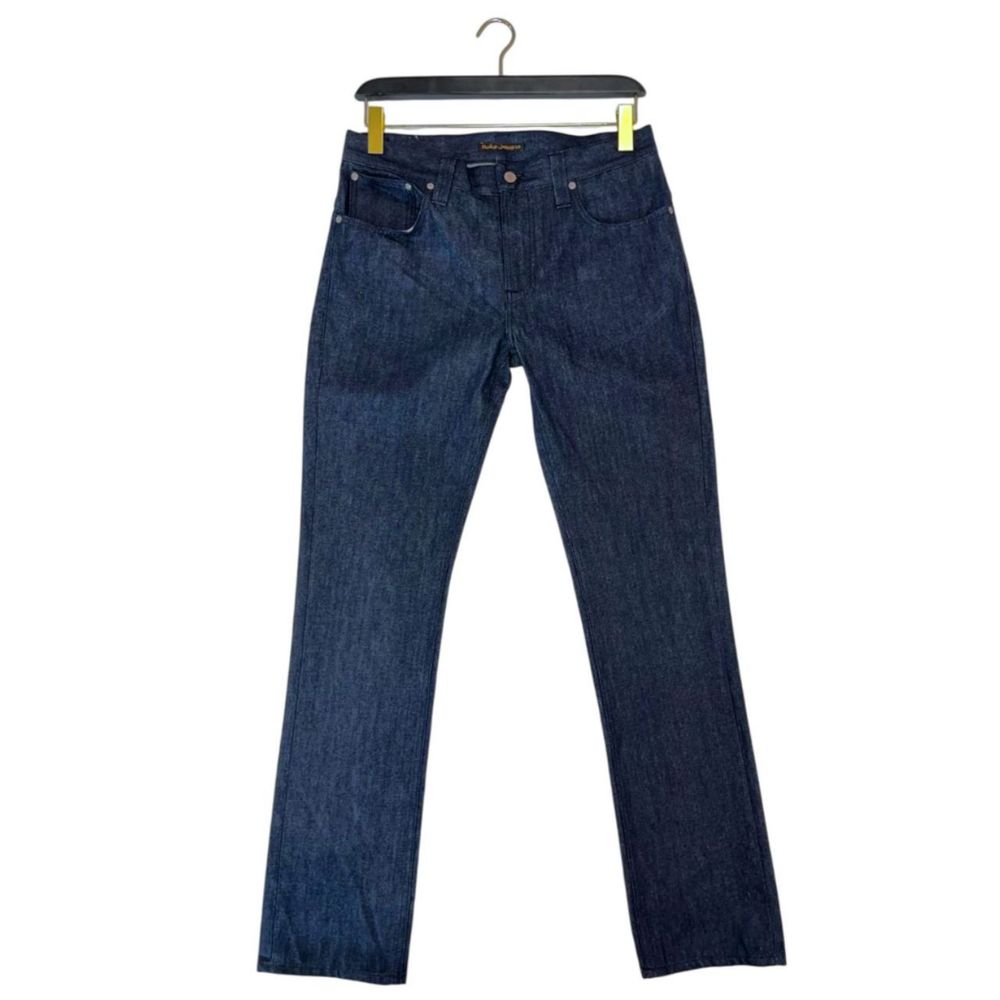 Nudie Jeans Blue Cotton Jeans for Men