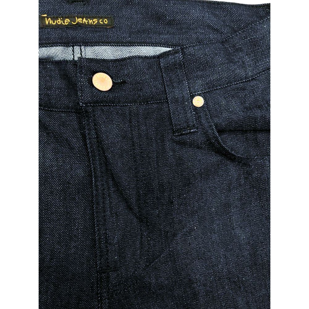 Nudie Jeans Blue Cotton Jeans for Men