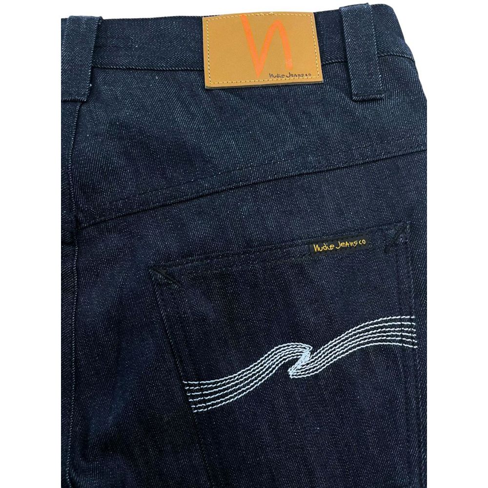 Nudie Jeans Blue Cotton Jeans for Men