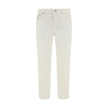 Brunello Cucinelli Jeans with Turn-Up Hem