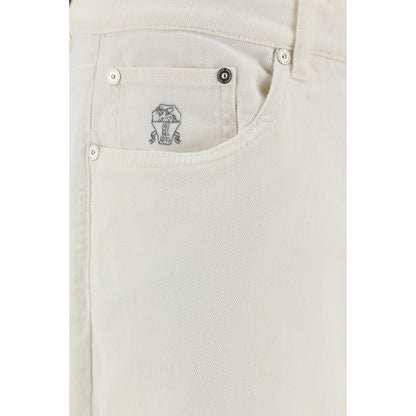 Brunello Cucinelli Jeans with Turn-Up Hem