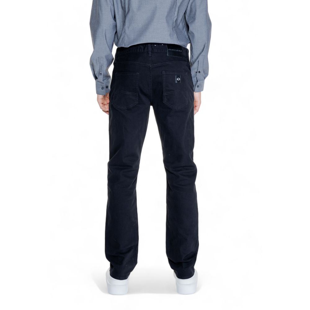 Armani Exchange Black Cotton Jeans