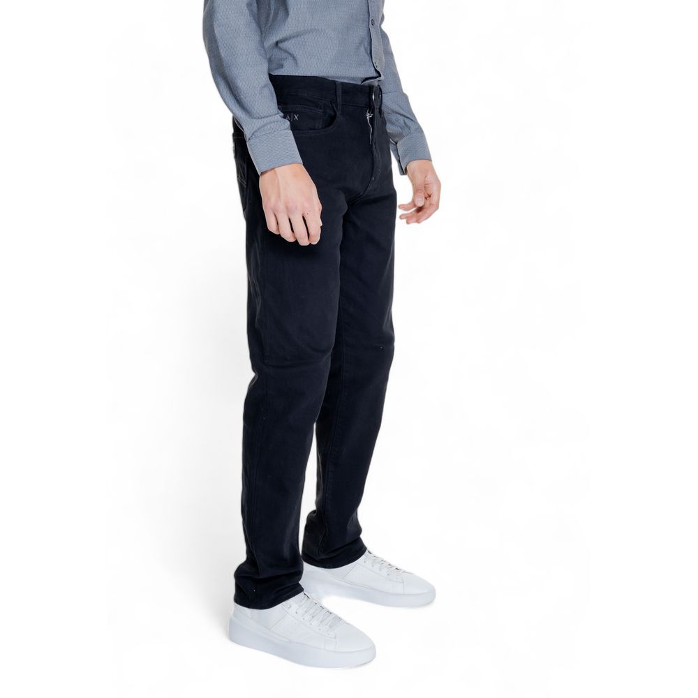 Armani Exchange Black Cotton Jeans