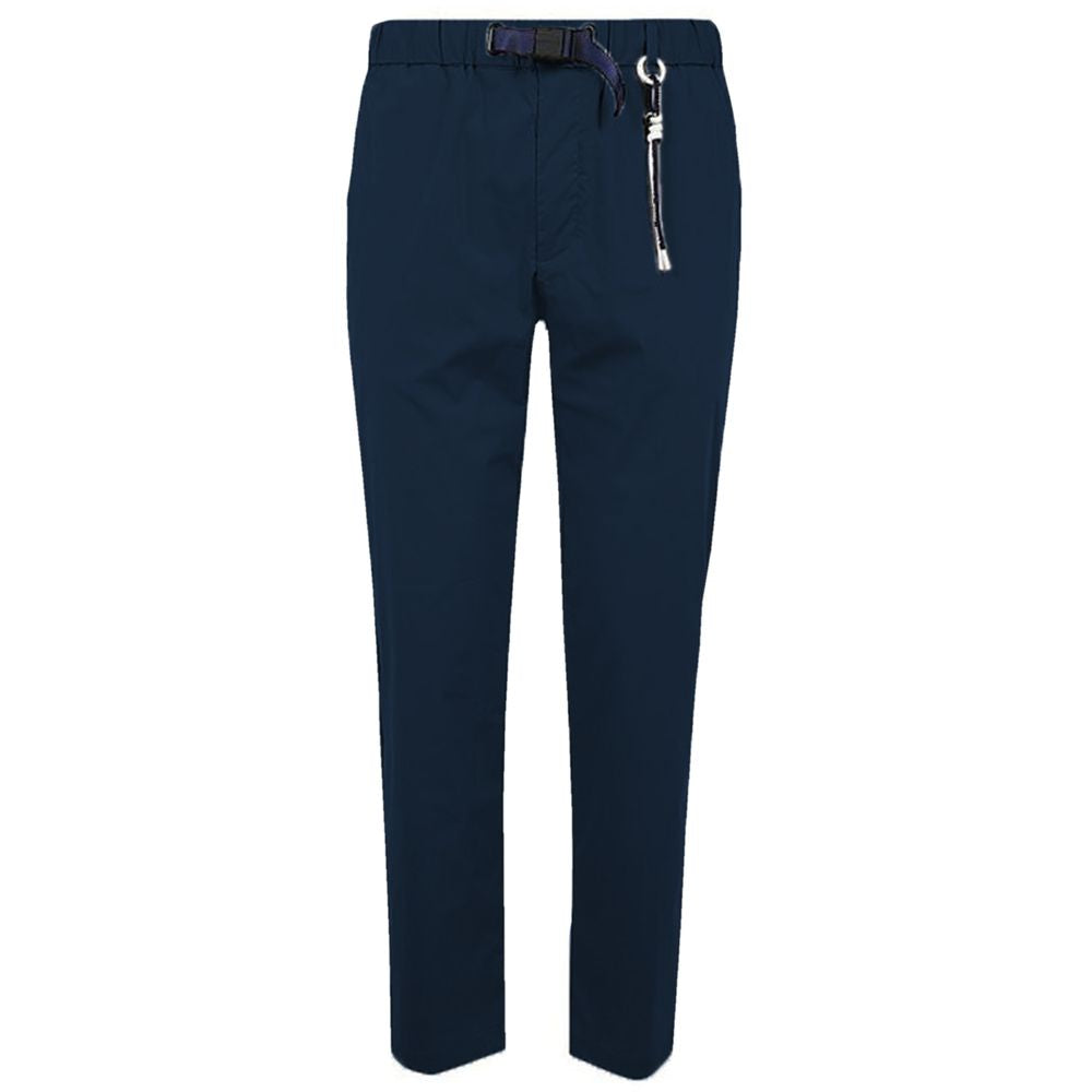 People Of Shibuya Blue Cotton Trousers for Men