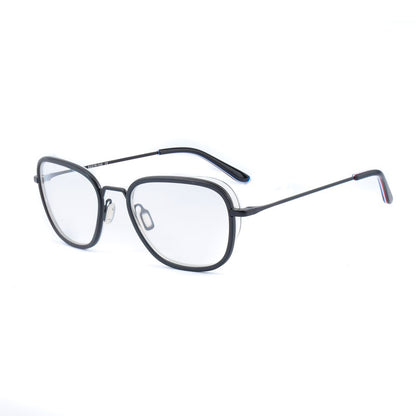 Vuarnet Black Stainless Steel Demo Lens Optical Frames