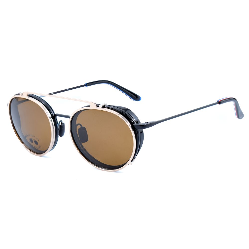Vuarnet Black Stainless Steel 2 in 1 Glasses & Sunglasses
