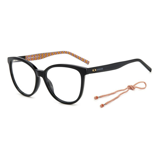 M Missoni Black Acetate Frames - Designer Optical Fashion Eyewear