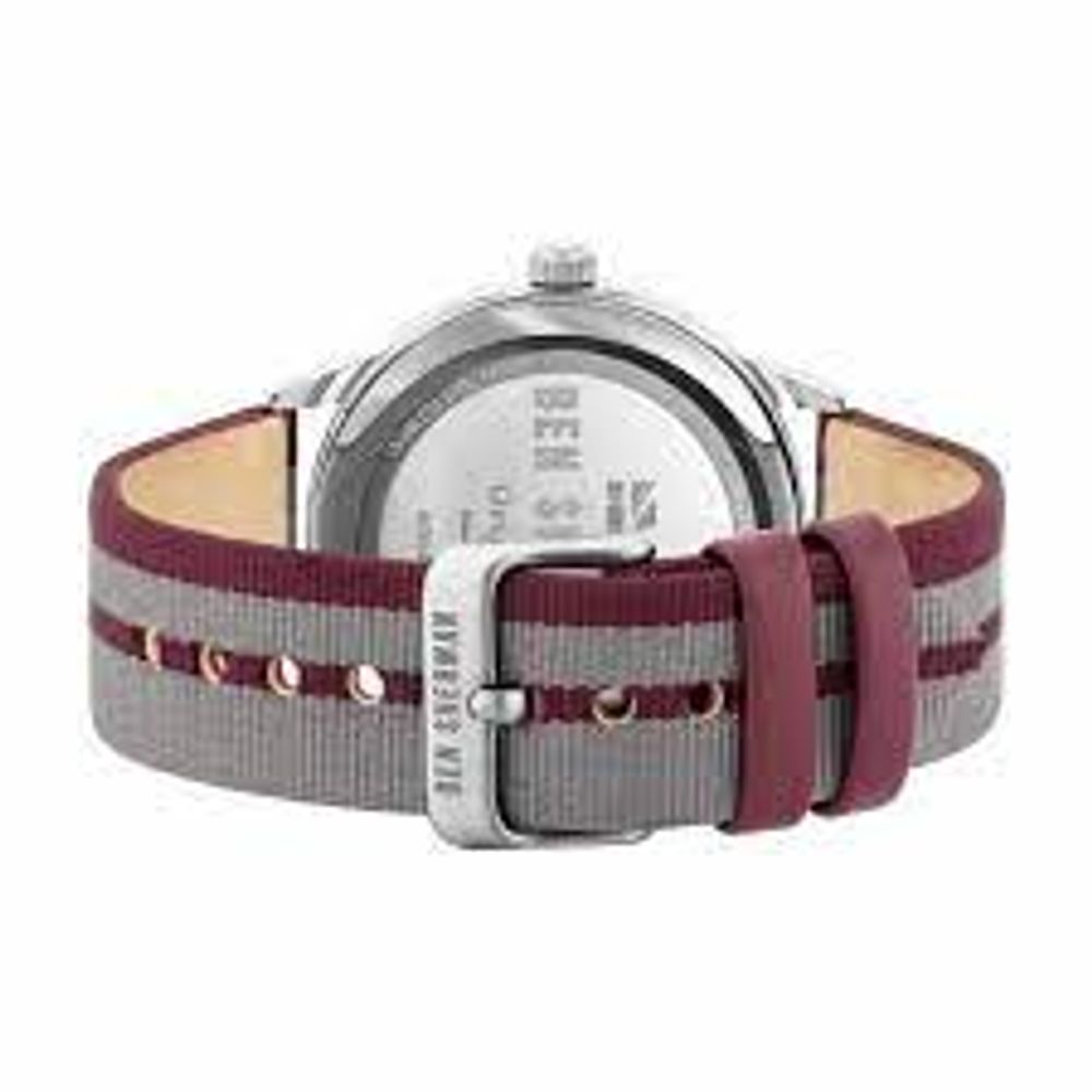Ben Sherman Men’s Black Dial Watch with Grey Fabric Strap – 43mm