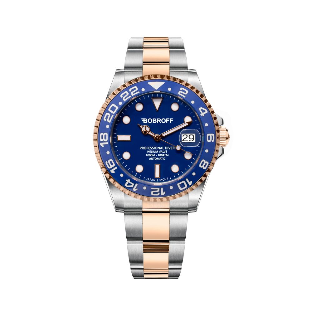 Bobroff Silver Stainless Steel Stainless Steel Watch