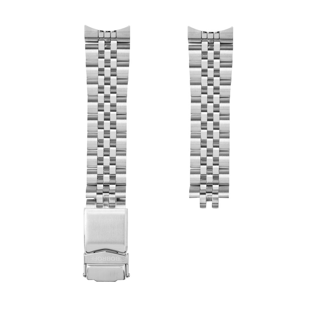 Bobroff Silver Stainless Steel Watch Strap for Tabarca Diving Watch