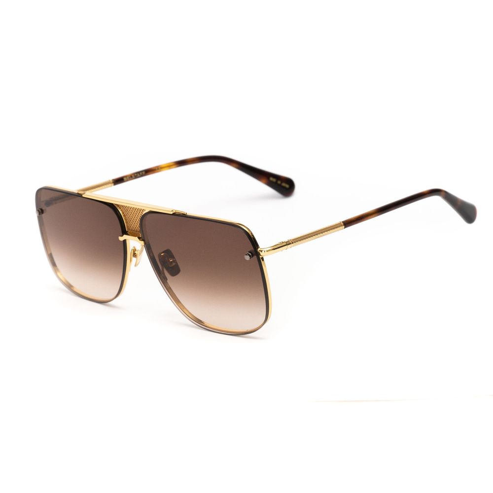 Belstaff Gold Titanium Sunglasses – Luxe Handcrafted Frame with Japanese Lenses, 63mm