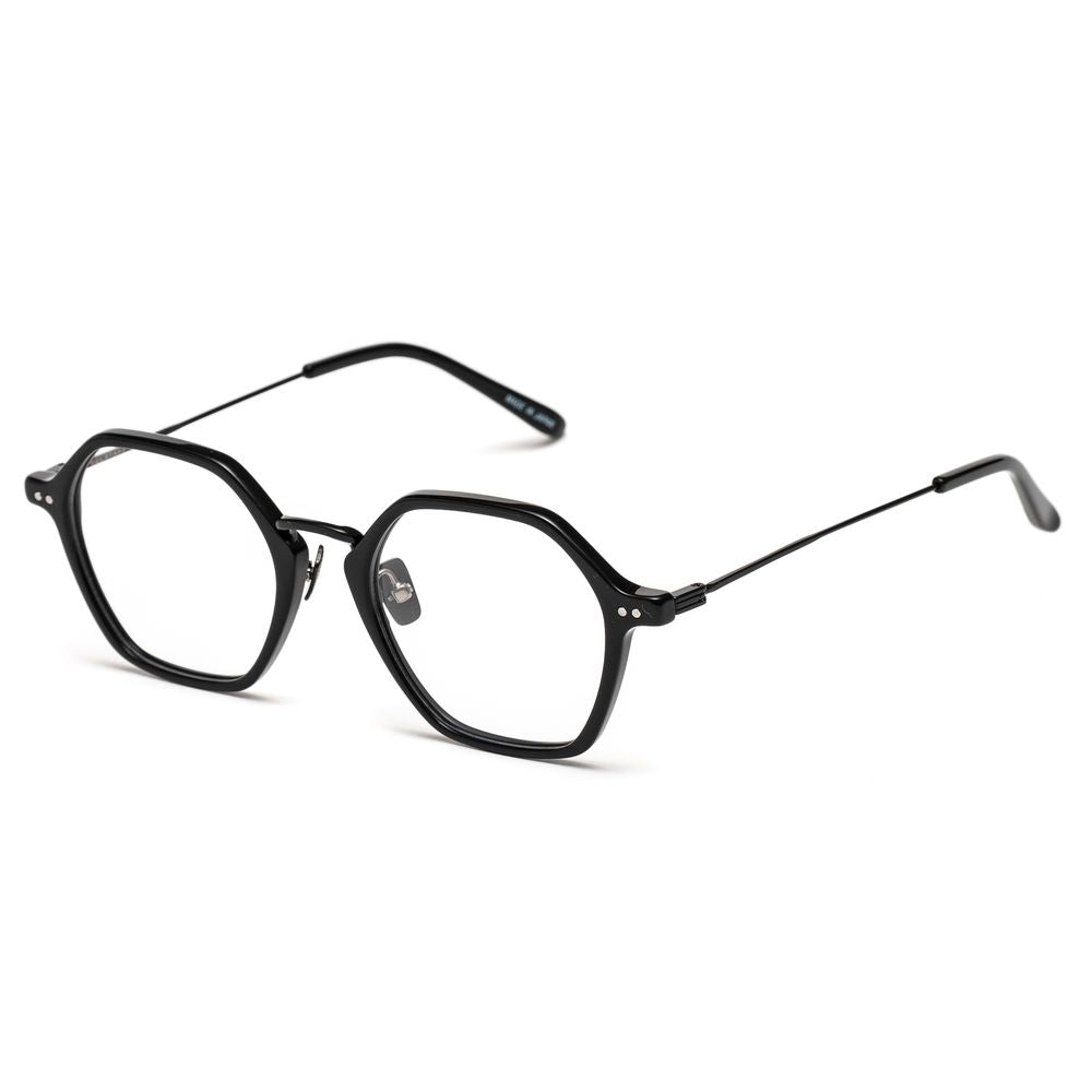 Belstaff Black Stainless Steel Demo Lens Optical Glasses