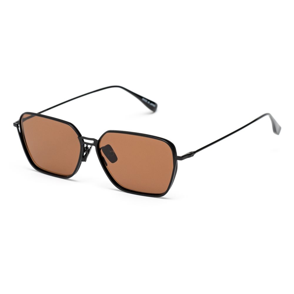 Belstaff Black Stainless Steel Sunglasses – Unisex Ridge Marron