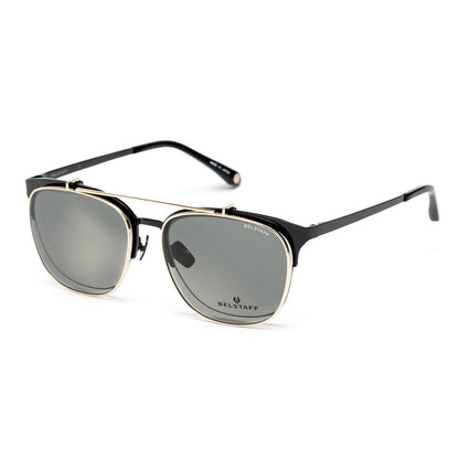 Belstaff Women’s Hatchernegrod Sunglasses – Black Titanium Frame, Grey Lenses