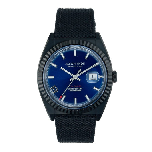 Jason Hyde Black Textile Watch for Men
