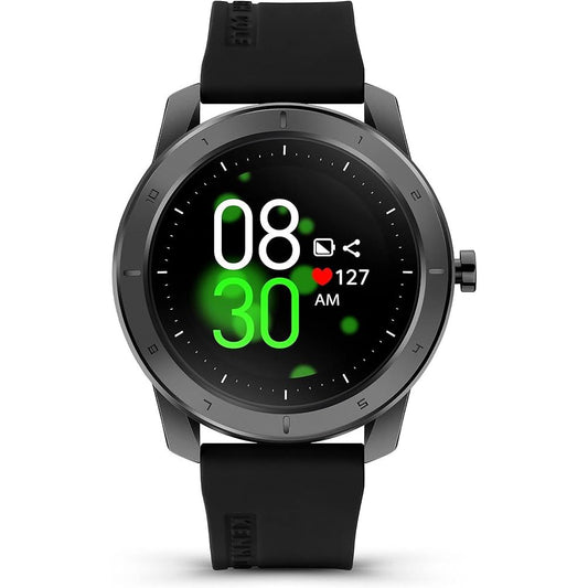 Kenneth Kole Black Silicone Watch for Men
