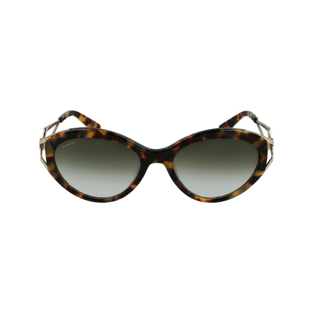 Lanvin Women's Brown Acetate Sunglasses – Chic Designer Eyewear, 57mm